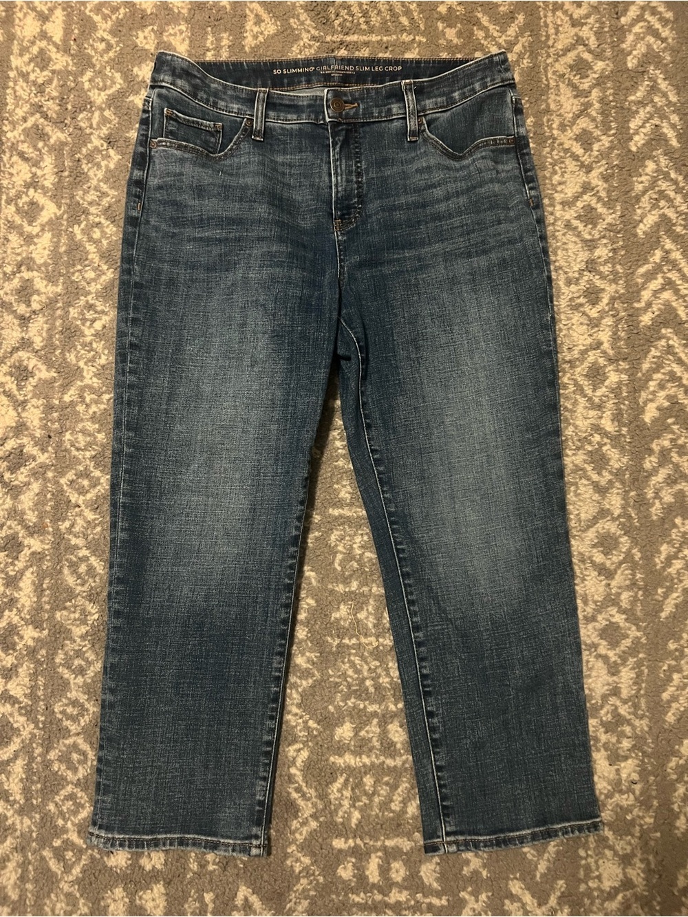 Chicos so slimming cropped capri jeans size 1.5 (10) (A123)